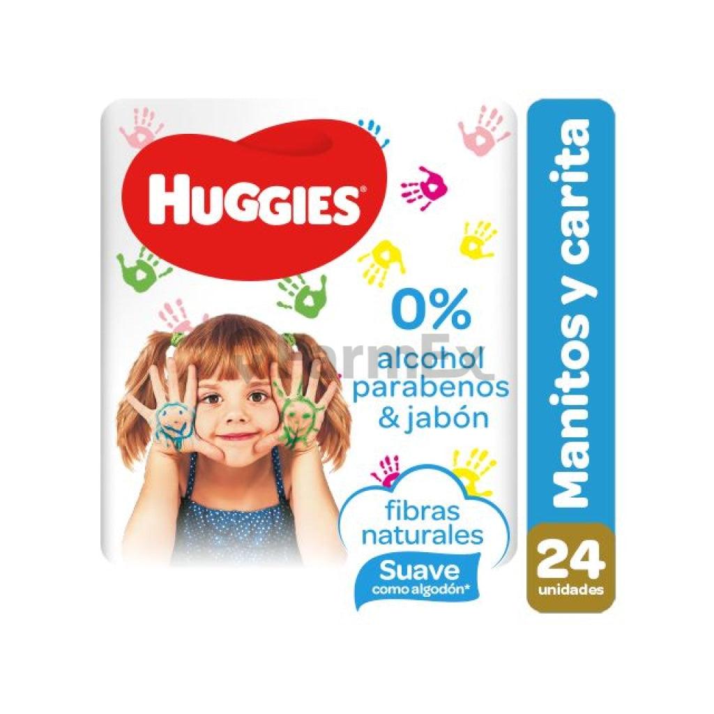 Toallitas Humedas "Manitos y Carita" x 24 unidades Huggies
